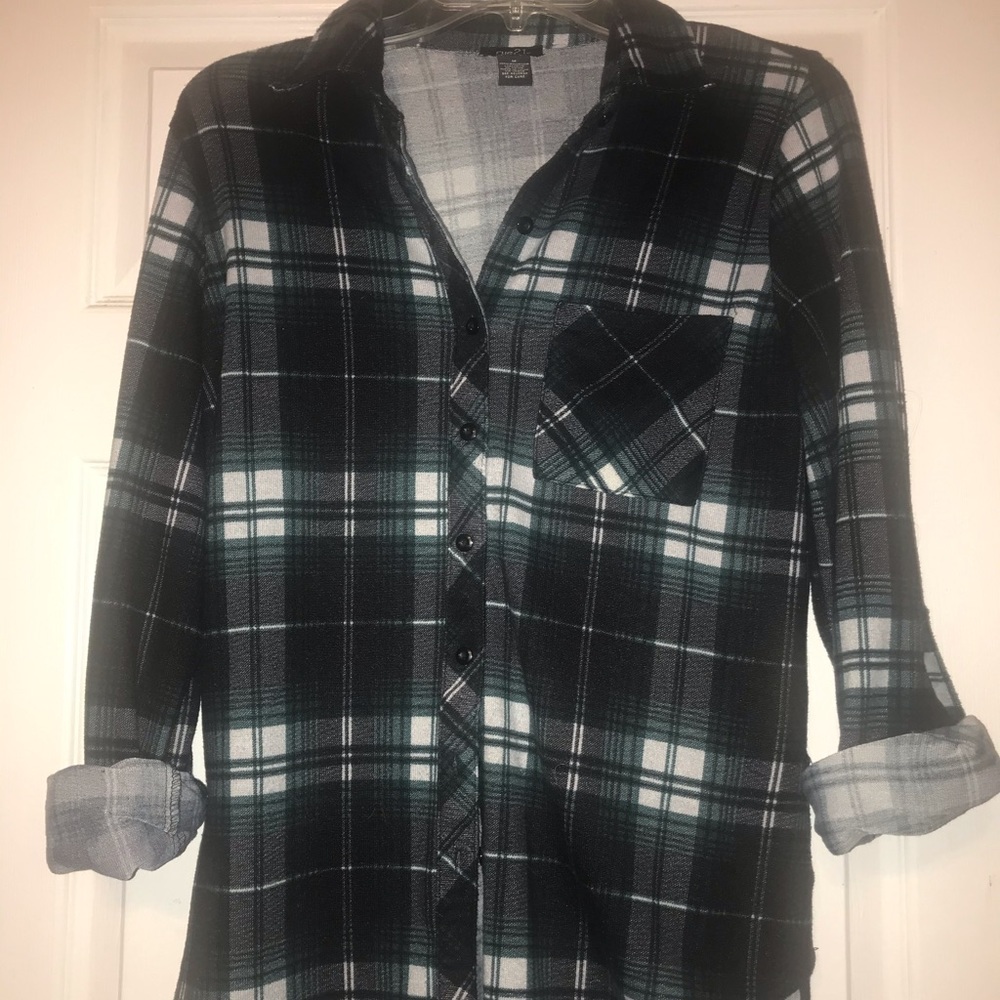 Rue 21 3/4 sleeve flannel